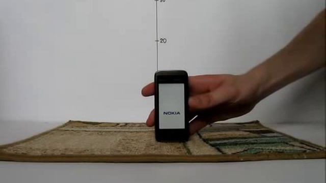 Краш-тест Nokia 5530 падение на мягкую поверхность (1,5 м)1892 смотреть онлайн