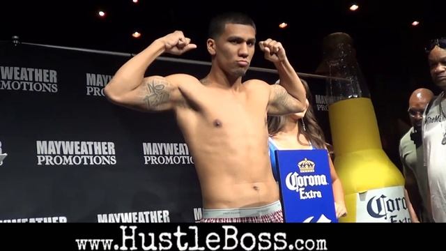 Luis 'Cuba' Arias vs. Latif Mundy weigh-in from the Hard Rock ahead of their bout on Friday night смотреть онлайн