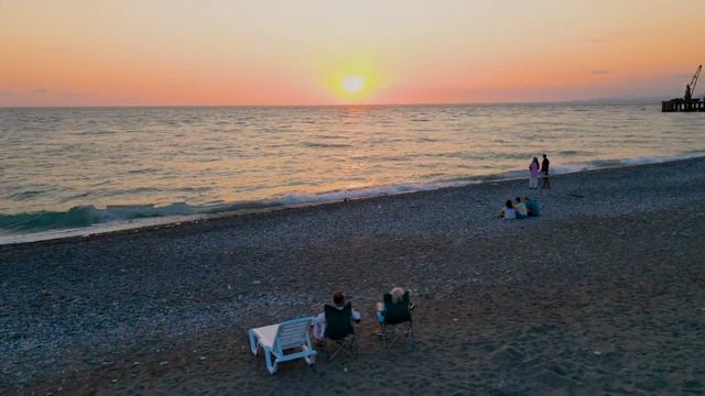 DJI MINI 3 PR0 Таймлапс Абхазия море закат смотреть онлайн