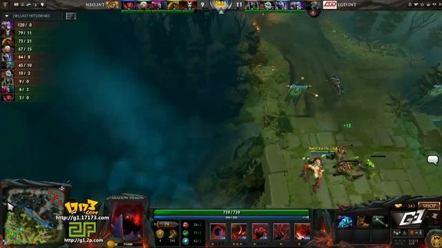 G-1 League Group C - LGD.int vs NEO.int Game 2 смотреть онлайн