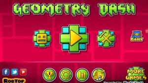 Полоска и проценты в геометри даш