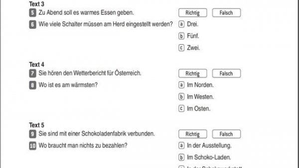 Hören B1 Goethe-Zertifikat Объяснение + ЗАДАНИЯ как на экзамене