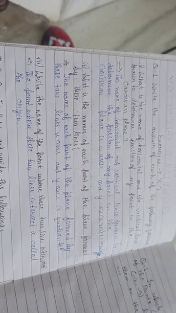 Class 9 Maths Chapter 3 Coordinate geometry Ex 3.2 q no . ( 1 ) смотреть онлайн
