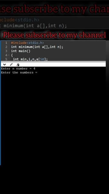 C program to find smallest number among n number of times || #shorts #code #coding #coder #reels смотреть онлайн