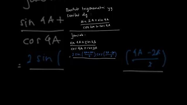 Bentuk trigonometri yang senilai dengan \... | Matematika untu | Kelas 11 | Matematika смотреть онлайн