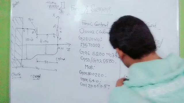Fanuc and Siemens controller difference with example ||#Fanuc and Siemens controller difference | 2 смотреть онлайн