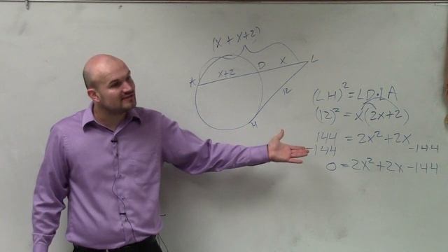 Determine the missing value for the length on a secant line using a tangent line смотреть онлайн