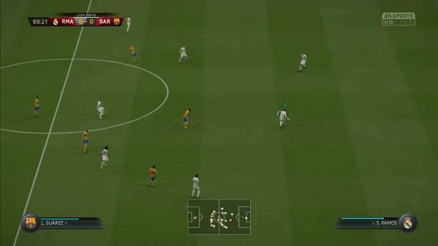 El Classico FC Barcelona Vs Real Madrid Fifa 16 Gameplay Part 2 HD смотреть онлайн