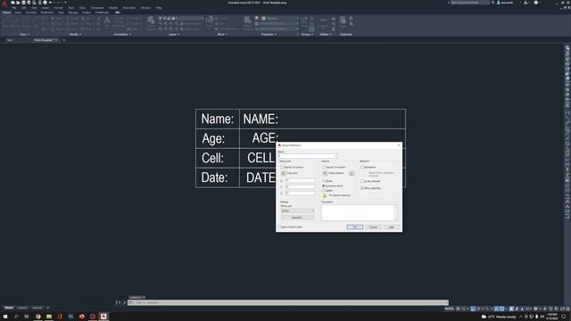 How to create attribute and block in AutoCAD смотреть онлайн