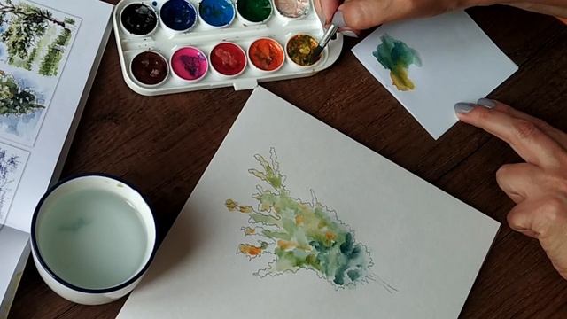 УЧИМСЯ РИСОВАТЬ. ДЕРЕВО