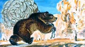 Медведь половинщик. Русская народная сказка в пересказе В. И. Даля. Читает Дмитрий Васянович