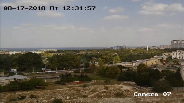 вид на площадь Неустроева.17 августа 2018 года смотреть онлайн