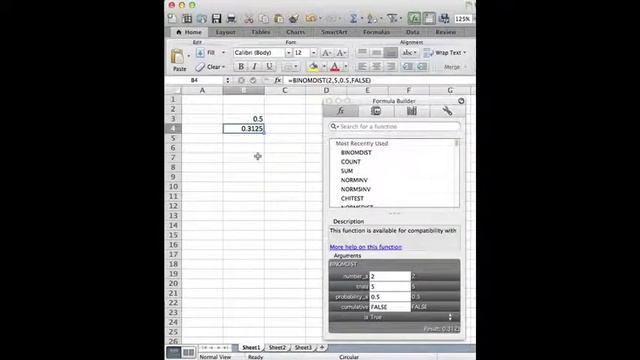 Binomdist function смотреть онлайн