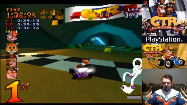 J.R Games - Crash Team Racing (CTR) - Part 5 - Area 1 Token Races - PlayStation One смотреть онлайн