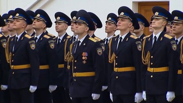 Смотр Президентского полка