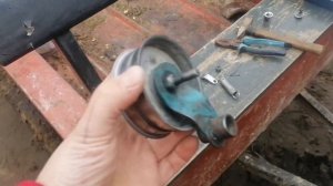 Ремонт мотоблока Нева мб-2. Натяжной ролик!