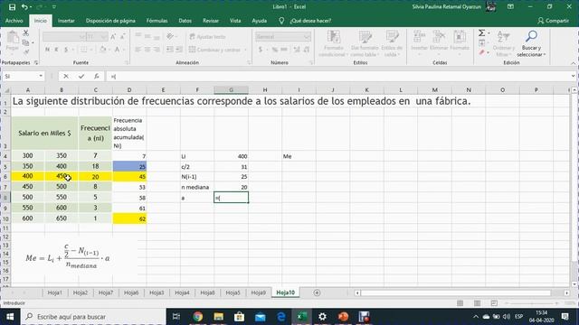 Mediana para datos agrupados смотреть онлайн