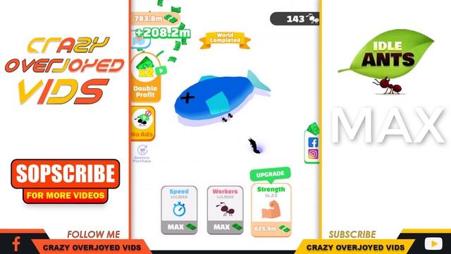 Idle Ants MAX Level | Idle Ants Gameplay Walkthrough смотреть онлайн