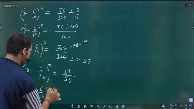 Find the roots of the equation 5x^2 – 6x – 2 = 0 by the method of completing the square. смотреть онлайн