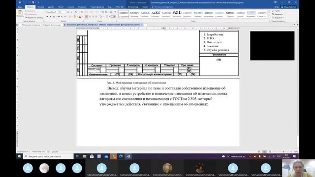 28 20 2021 Проверка выполенения РК 1 Разработка Извещения об Изменении ИИ смотреть онлайн