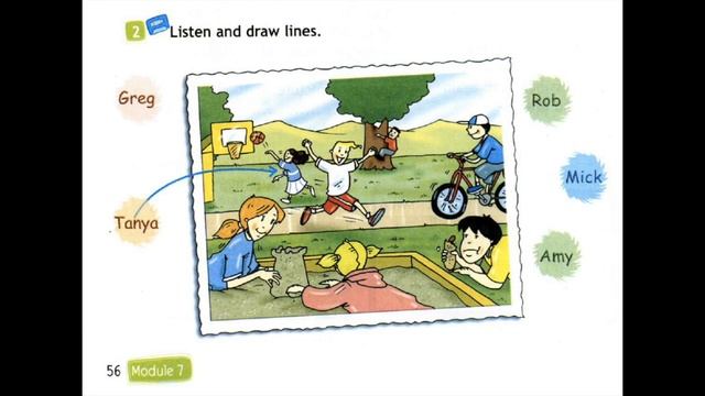 Spotlight 3 Workbook Audio Ex. 2, P. 56