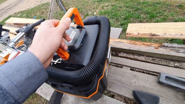 Аккумуляторный пылесос WORX WX031. На что годится? смотреть онлайн