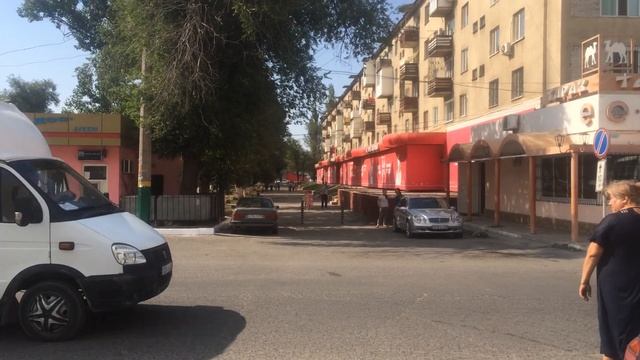 Тараз(Джамбул)Видео-панорама у здания ж/д Вокзала смотреть онлайн