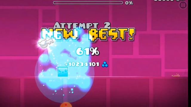 Прохожу три уровня в игре //Geometry dash/// смотреть онлайн