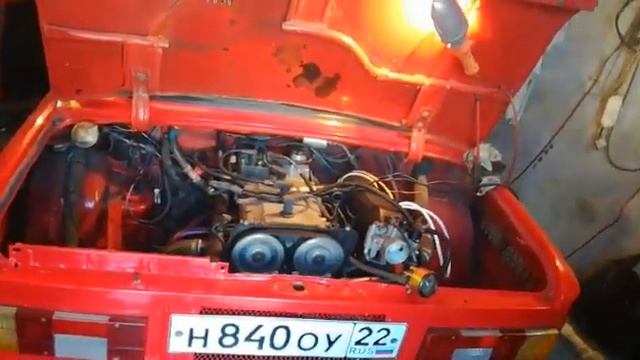 ЗАЗ-968М,шеснарь,валы нуждин 9.0/290,один из первых запусков смотреть онлайн