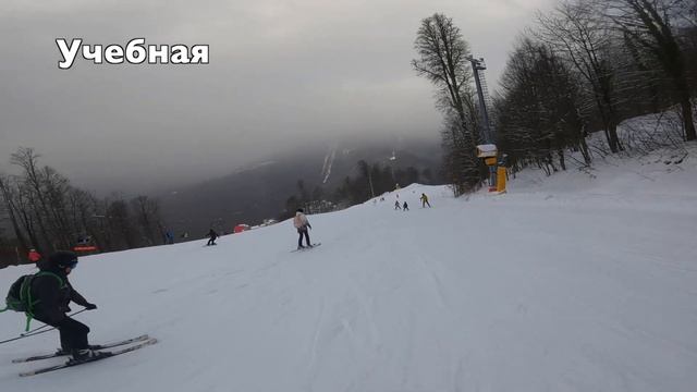 На красную поляну всей семьей | Стоит ли ехать? | Обзор горнолыжного курорта Красная поляна 2024 смотреть онлайн