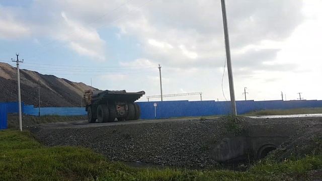 Белазы, дорога в с.Костенково 3.08.2019г.(2) смотреть онлайн