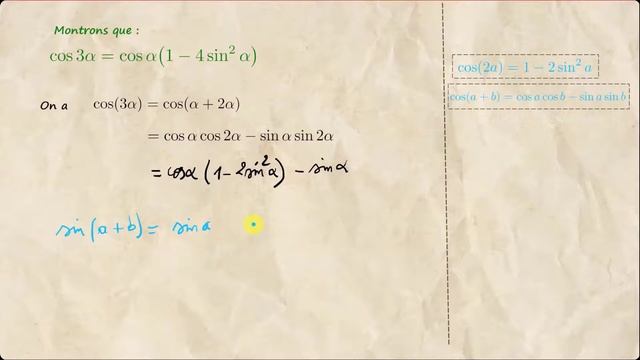 la valeur de cos(π/10) ? partie 2 sur 3 смотреть онлайн