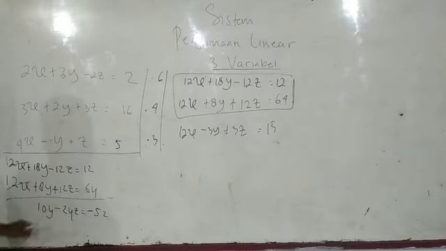 Sistem Persamaan Linear 3 Variabel Lanjutan смотреть онлайн