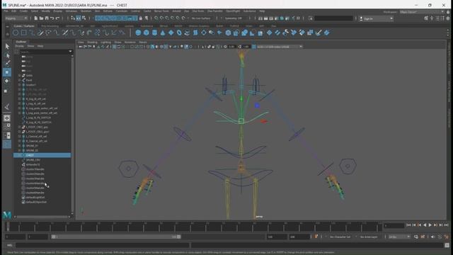 Spline In Autodesk Maya tutorial 04 смотреть онлайн