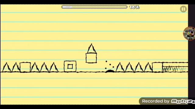 прошёл уровень в виде бумаги в геометрии даш|geometry dash KOSMO38K смотреть онлайн