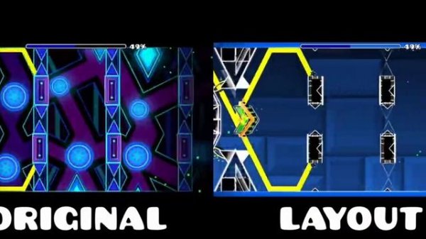 Limbo original Vs Layout | Geometry dash