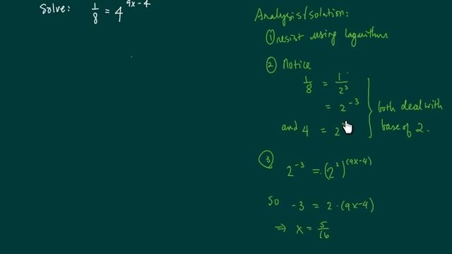 Solving equations with variables in the exponent смотреть онлайн