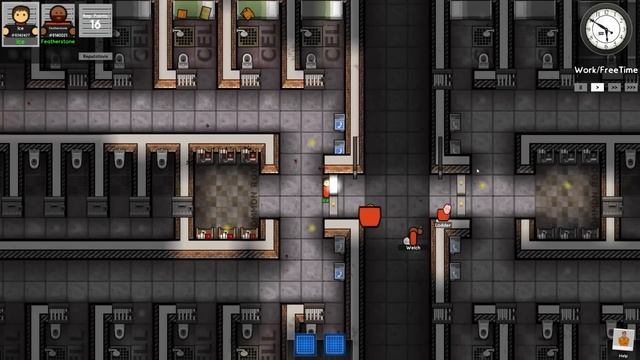 Gang Leader Assassination Escape! | Prison Architect #24 смотреть онлайн