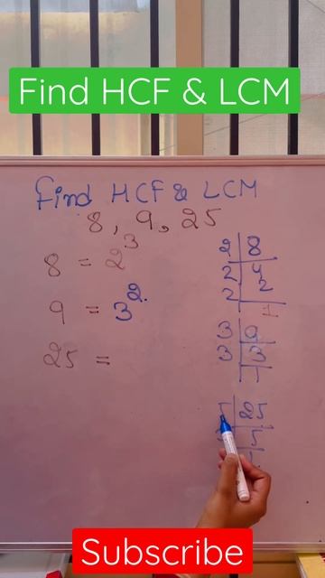 Find HCF & LCM.#class10maths #mathtricks #viralvideo смотреть онлайн