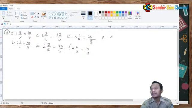 Live Stream Pembelajaran Jarak Jauh 24 Agustus 2020 Matematika Mengubah Bentuk Pecahan смотреть онлайн