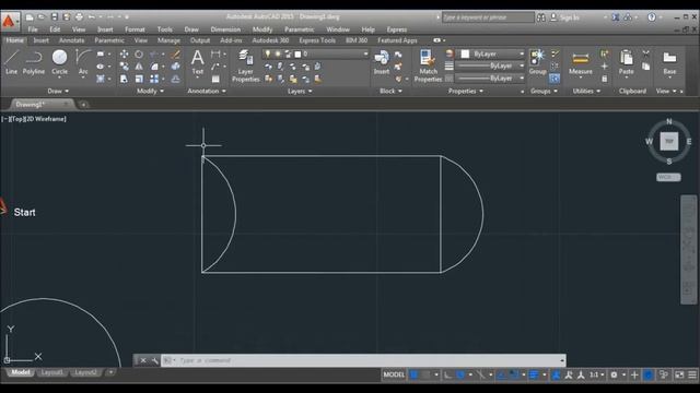 AutoCAD Tutorial 2D | Part-5 | Arc & Ellipse | Er. Raghvendra смотреть онлайн