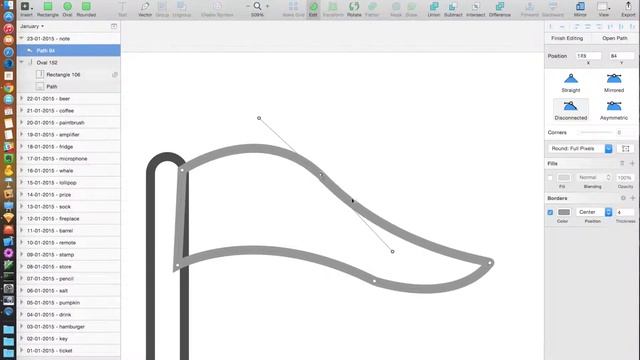 Designing One Icon A Day: Day 23 - Note