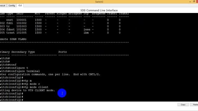 How to Configure VTP on CISCO Switch, Part 5 смотреть онлайн