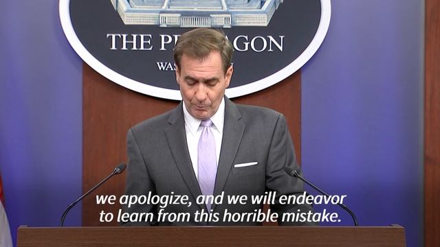 Pentagon apologizes for strike that killed 10 Afghan civilians, including children смотреть онлайн