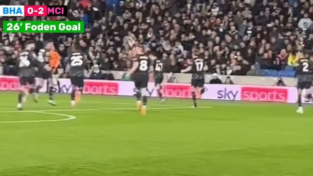 Brighton vs Man City HIGHLIGHTS (0-4): Alvarez, De Bruyne & Foden GOALS. смотреть онлайн