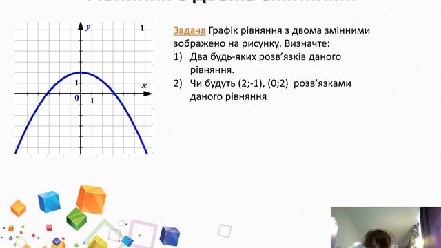 7 клас Алгебра Рівняння з двома змінними смотреть онлайн