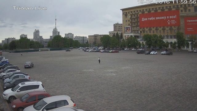 Triolan.Live - Харьков, площадь Свободы (19-05-2016) смотреть онлайн
