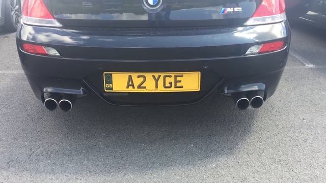 BMW M6 Exhaust sound test смотреть онлайн