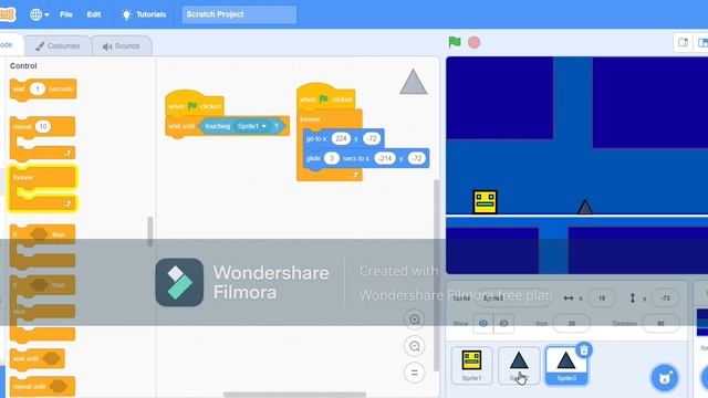 GEOMETRY DASH SCRATCH TUTORIAL PART 2 I (ISHAN PLAYZ) смотреть онлайн