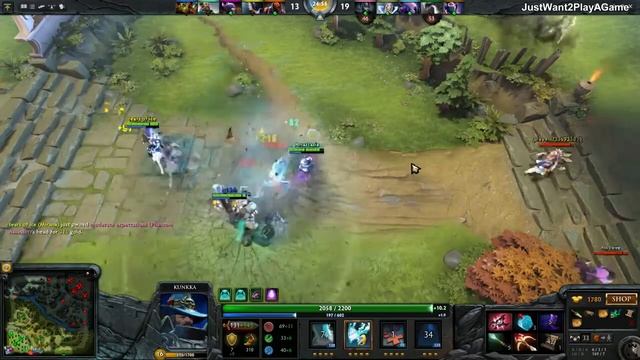 !Attacker [Kunkka] vs Wagamama [TA]- Dota 2: Signature Hero смотреть онлайн